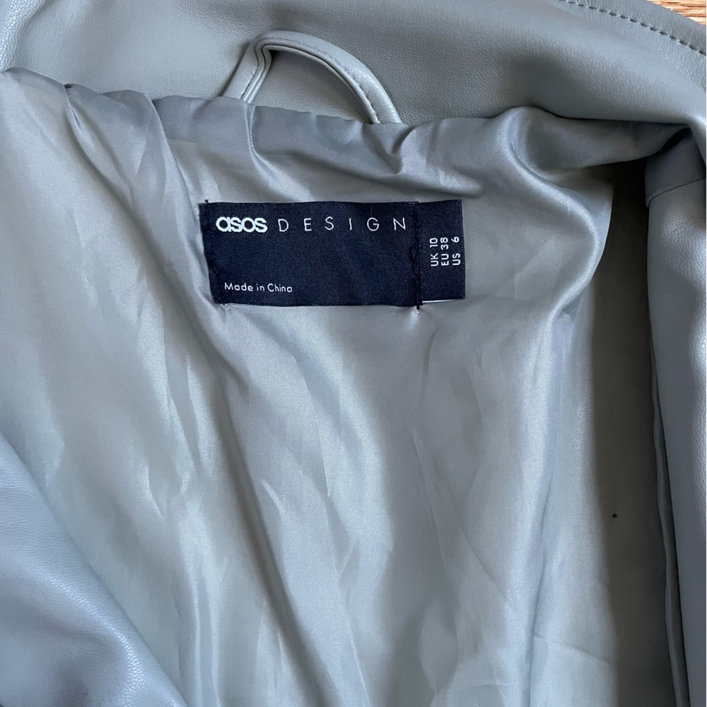 ASOS Leather Jacket - Picture 3 of 3